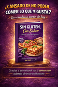 Sin Gluten,Con Sabor+100 recetas + 3 bonos  A comer con Sabor!